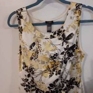 97% polyester 3%spandex tank blouse
